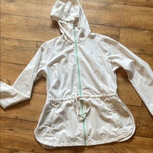 White Hooded Jacket size women’s small
